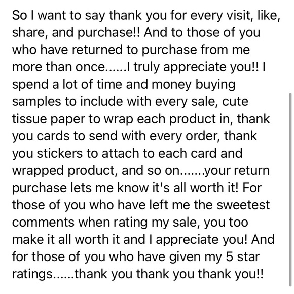 A small note from me to you ❤️ - Picture 4 of 6